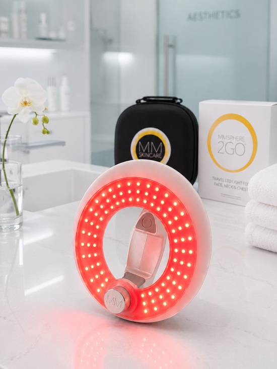 MM Sphere Other - MMSPHERE 2GO LED Light for Face, Neck & Chest Complete Kit Tested